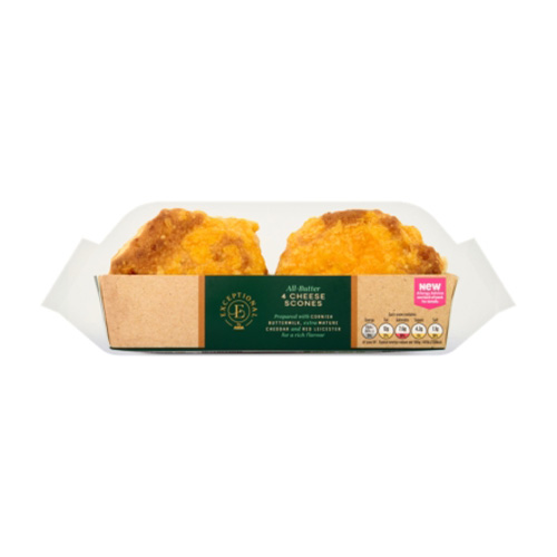 Exceptional By Asda 4 All Butter Cheese Scones