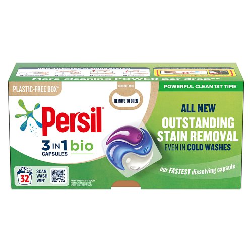 Image of Persil Ultimate Bio Detergent Power Caps 32 Washes