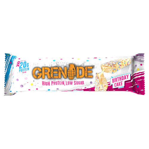 Grenade Birthday Cake Protein Bar