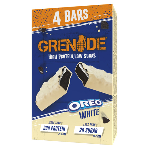 Grenade Oreo White Protein Bars - 4 x 60g