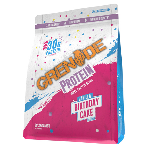 Grenade Protein Whey Protein Blend Vanilla Birthday Cake