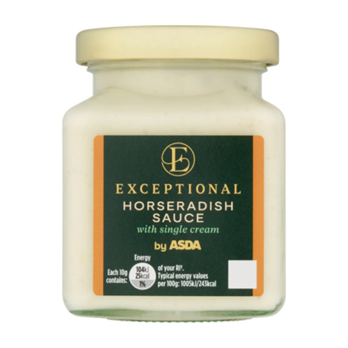 Exceptional By Asda Horseradish Sauce With Single Cream