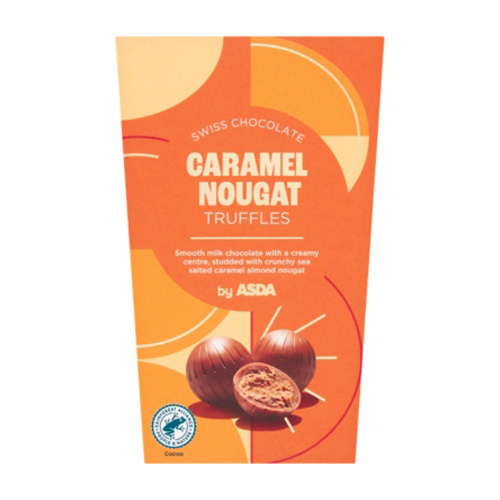 Asda Swiss Chocolate Caramel Nougat Truffles