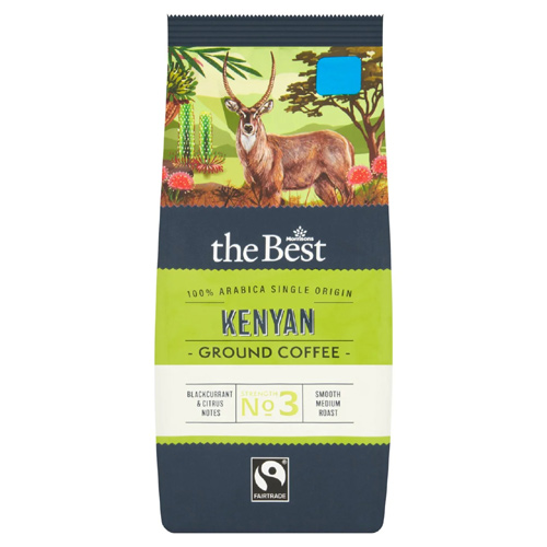 Morrisons The Best Kenyan Roasted & Ground Coffee (Bulk Buy Pack Of 6)