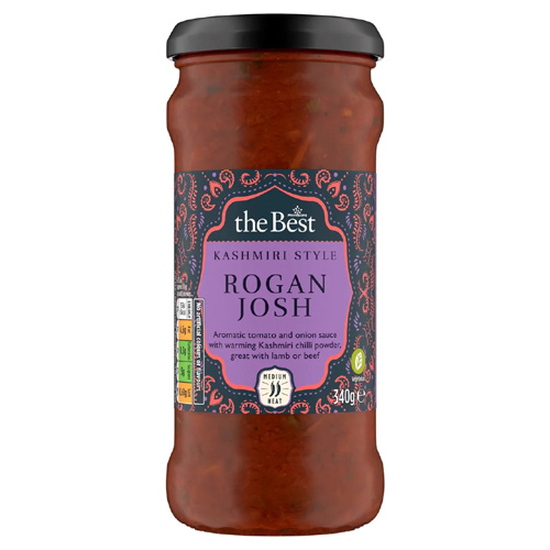 Morrisons The Best Kashmiri Style Rogan Josh Sauce Medium (Bulk Buy Pack Of 6)