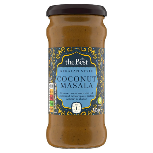 Morrisons The Best Keralan Style Coconut Masala Sauce Mild (Bulk Buy Pack Of 6)
