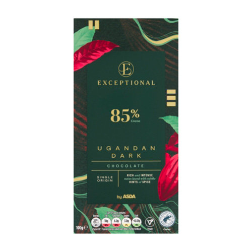 Exceptional By Asda Ugandan Dark Chocolate
