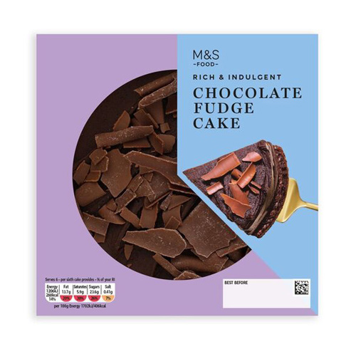 Marks and Spencer Chocolate Fudge Cake