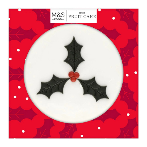 Marks and Spencer Top Iced Christmas Cake