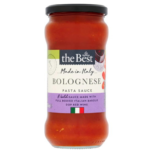 Morrisons The Best Bolognese Pasta Sauce (Bulk Buy Pack Of 6)