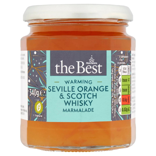 Morrisons The Best Seville Orange & Scotch Whisky Marmalade (Bulk Buy Pack Of 6)
