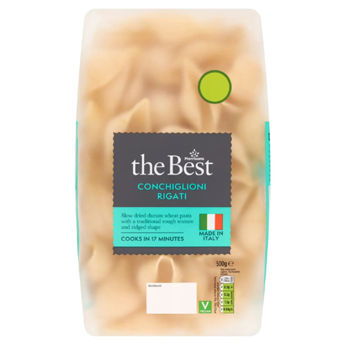 Morrisons The Best Conchiglioni Pasta (Bulk Buy Pack Of 6)