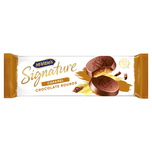 Mcvities Signature Caramel Chocolate Rounds