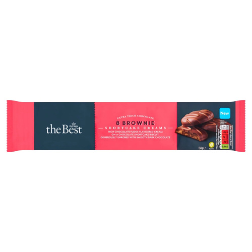 Morrisons The Best Indulgent Creams Chocolate Brownie (Bulk Buy Pack Of 6)