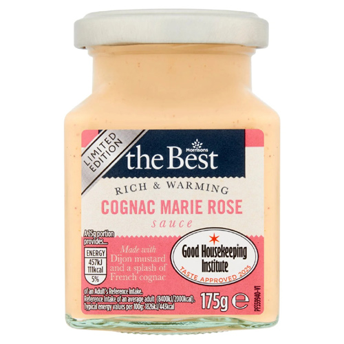 Morrisons The Best Cognac Marie Rose Sauce (Bulk Buy Pack Of 6)