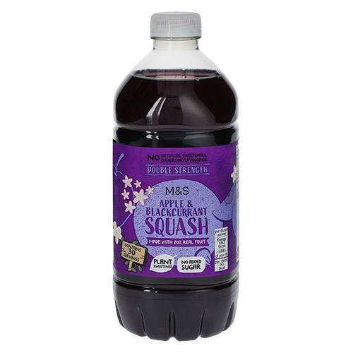 Marks and Spencer Apple & Blackcurrant Squash