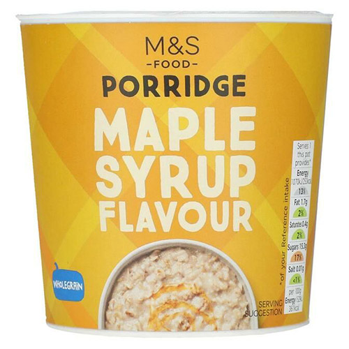 Marks and Spencer Maple Syrup Flavour Porridge
