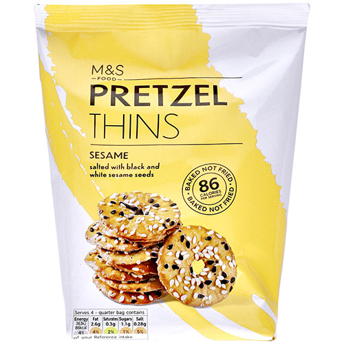Marks and Spencer Sesame Pretzel Thins