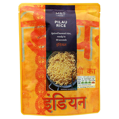 Marks and Spencer Microwave Pilau Rice