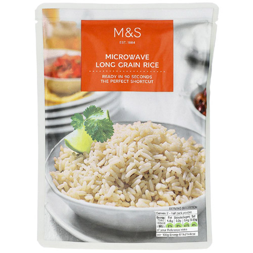 Marks and Spencer Microwave Long Grain Rice