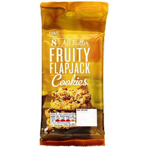 Marks and Spencer All Butter Fruity Flapjack Cookies