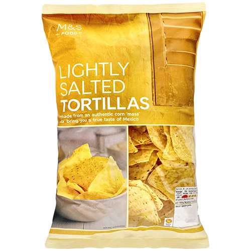 Marks and Spencer Lightly Salted Tortillas