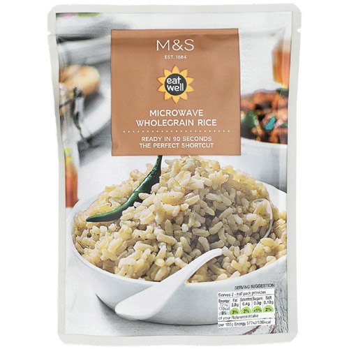 Marks and Spencer Microwave Wholegrain Rice