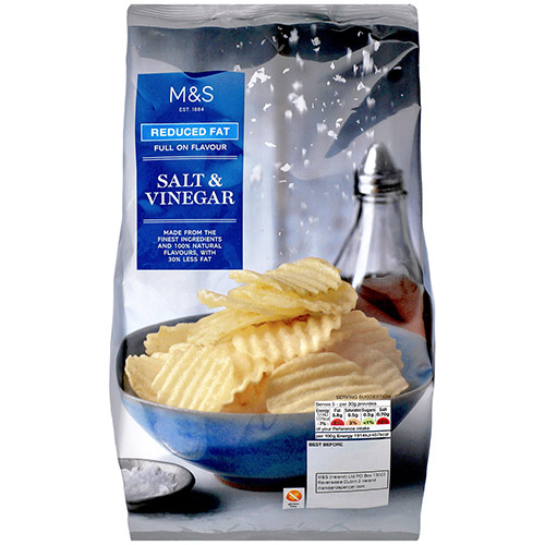 Marks and Spencer Reduced Fat Salt & Vinegar Crisps