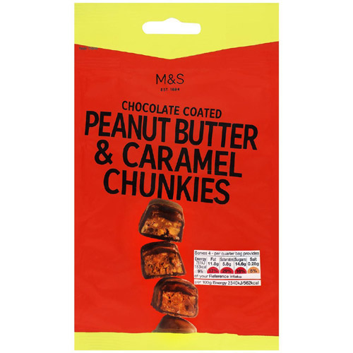 Marks and Spencer Peanut Butter & Caramel Chunkies