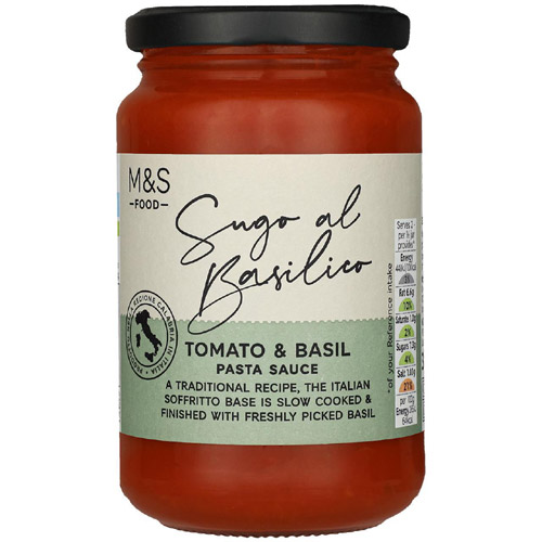 Marks and Spencer Tomato & Basil Sauce