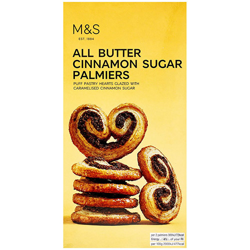 Marks and Spencer All Butter Cinnamon Palmiers