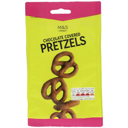 Marks and Spencer Choc Covered Pretzels
