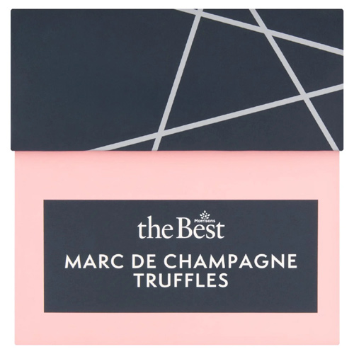 Morrisons The Best Marc De Champagne Truffles (Bulk Buy Pack Of 6)
