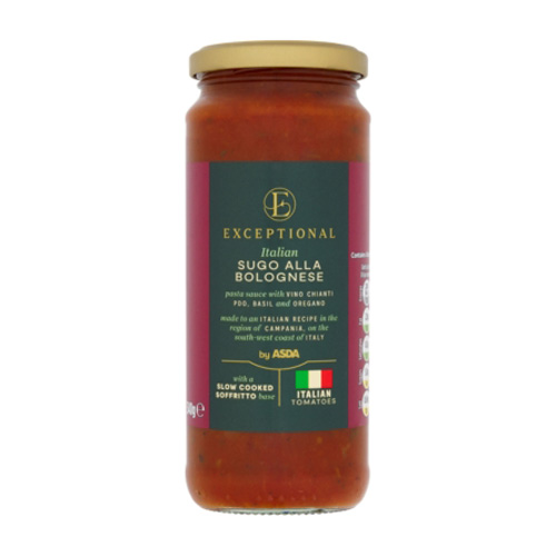 Exceptional By Asda Italian Sugo Alla Bolognese