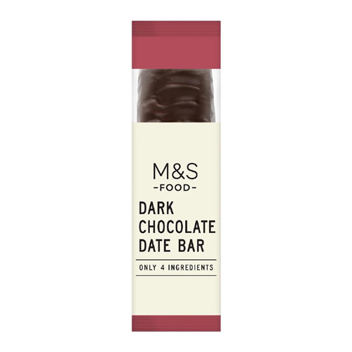 Marks and Spencer Only 4 Ingredients Dark Chocolate Date Bar