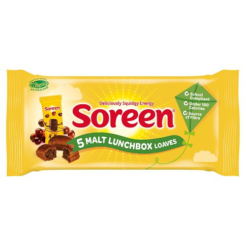 Soreen Malt Lunchbox Loaves 5 Pack (150g)