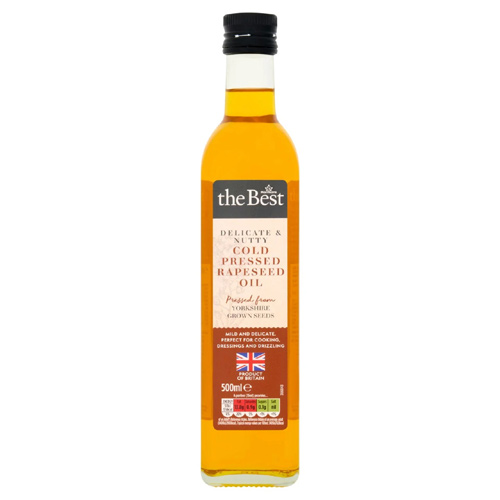Morrisons The Best British Cold Pressed Rapeseed Oil (Bulk Buy Pack Of 6)
