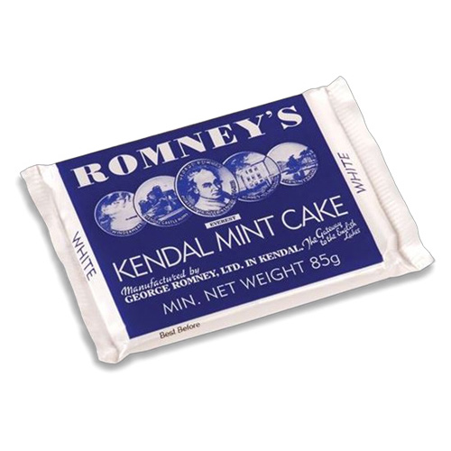 Romneys White Kendal Mint Cake Standard (Bulk Buy Pack Of 6)