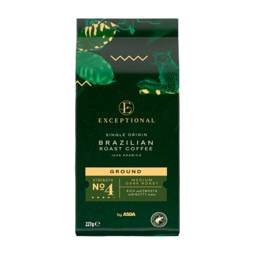 Exceptional By Asda Brazilian Roast Ground Coffee