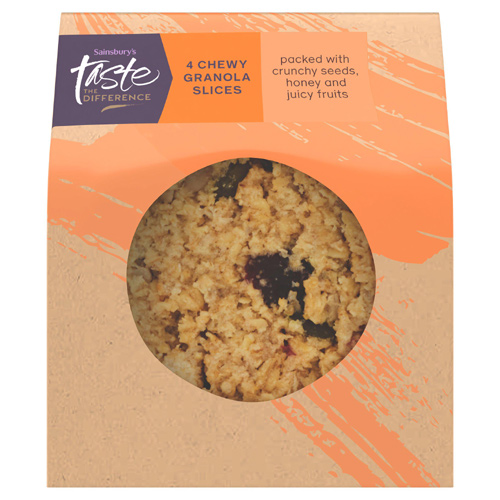 Sainsbury's Chewy Granola Slices, Taste Difference x4
