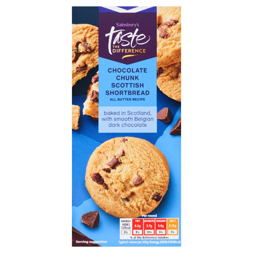 Sainsbury’s Belgian Milk Chocolate Cookies, Taste the Difference x 4 (Bulk Buy Pack Of 6)