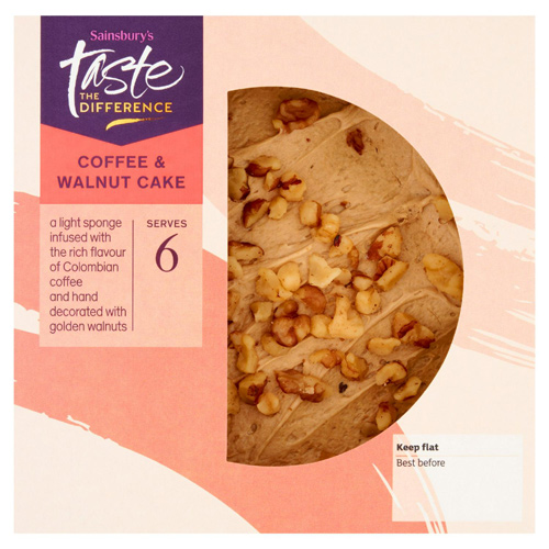 Sainsbury's Coffee & Walnut Cake, Taste the Difference