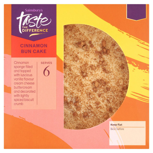 Sainsbury's Cinnamon Bun Cake, Taste the Difference