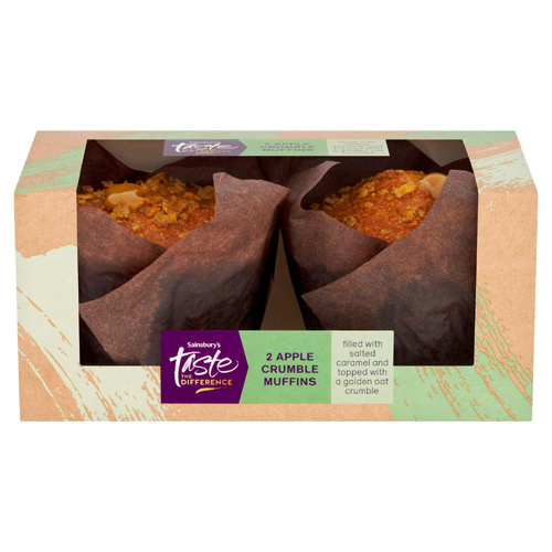 Sainsbury's Apple Crumble Muffins, Taste the Difference