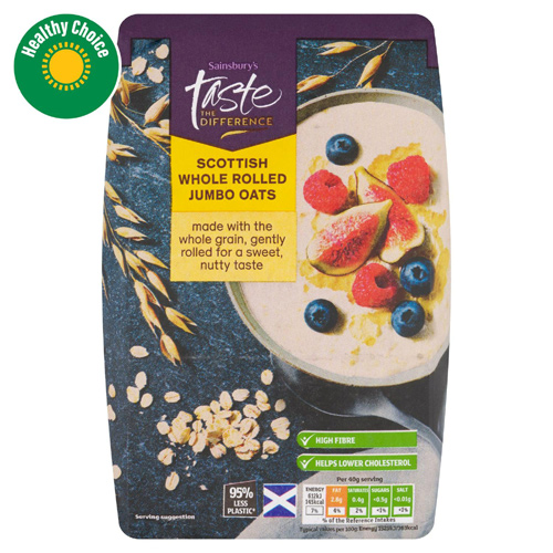 Sainsbury's Whole Rolled Porridge Oats, Taste the Difference