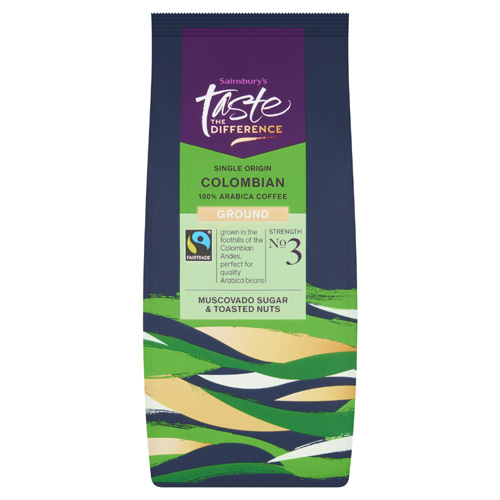 Sainsbury's Fairtrade Colombian Coffee Strength 3, Taste the Difference