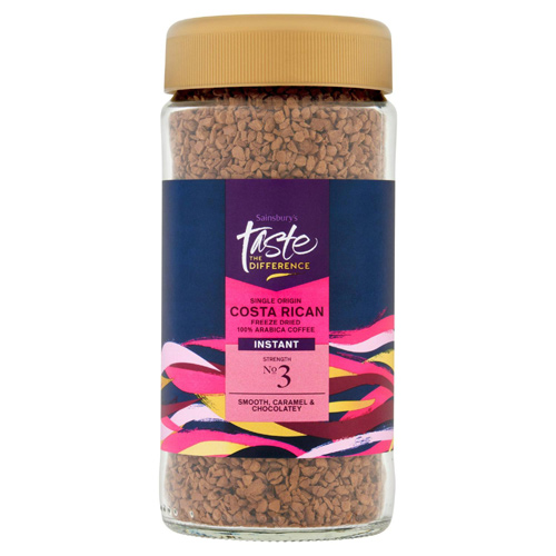 Sainsbury's Costa Rican Freeze Dried Instant Coffee, Taste the Difference