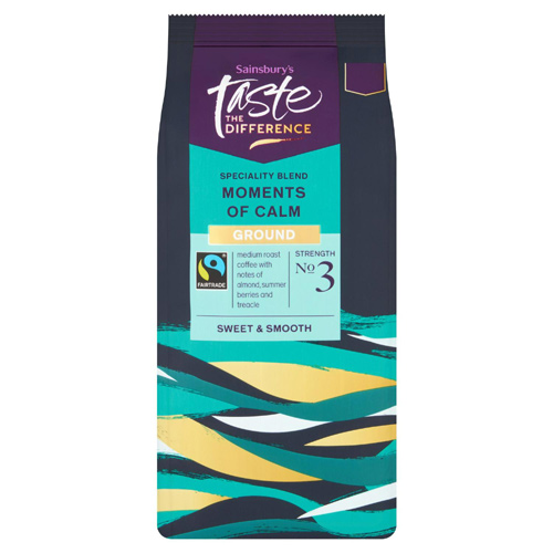 Sainsbury's Moments of Calm Ground, Taste the Difference (Bulk Buy Pack Of 6)