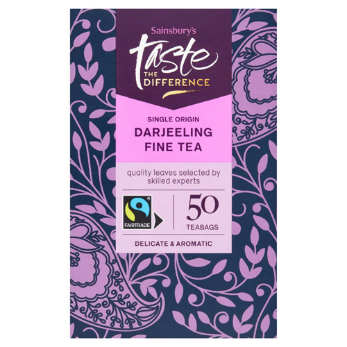 Sainsburys Taste the Difference Darjeeling Tea Bags x50