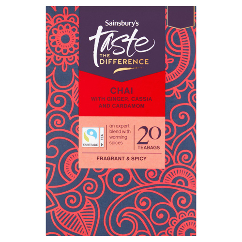 Sainsburys Taste the Difference Chai Teabags x20